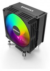 Raidmax AC1204KPB ARGB 120mm fekete processzor hűtő Iroda és számítástechnika - Számítógép tartozék - Ventilátor - 507387