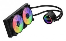Raidmax INFINITA LS240 240mm ARGB fekete vízhűtéses processzor hűtő Iroda és számítástechnika - Számítógép tartozék - Ventilátor - 507383