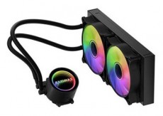 Raidmax INFINITA LS240 240mm ARGB fekete vízhűtéses processzor hűtő Iroda és számítástechnika - Számítógép tartozék - Ventilátor - 507383