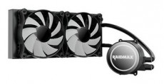 Raidmax INFINITA LS240 240mm ARGB fekete vízhűtéses processzor hűtő Iroda és számítástechnika - Számítógép tartozék - Ventilátor - 507383