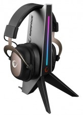 RAMPAGE 35673 RM-H20 USB HUB szürke RGB fejhallgató állvány Audio-Video / Hifi / Multimédia - Hangfal tartó / állvány - Hangsugárzó állvány - 507314