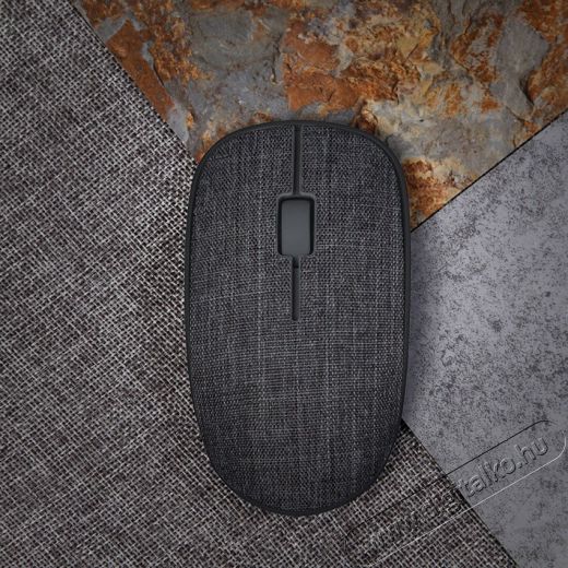 Rapoo 3510 PLUS VEZ.NÉLKÜLI EGÉR, TEXTIL BEVONATOS,FEKETE Újdonságok - Új termékek - 330695