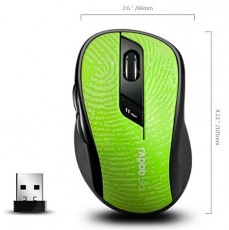Rapoo 7100P High Level vezeték nélküli egér, zöld - 142055 Iroda és számítástechnika - Egér - Vezeték nélküli egér - 287086