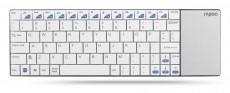 Rapoo E2700 Blade vezeték nélküli billentyűzet touchpaddal, fehér - 151953 Iroda és számítástechnika - Billentyűzet / billentyűzet szett - Vezeték nélküli - 286887