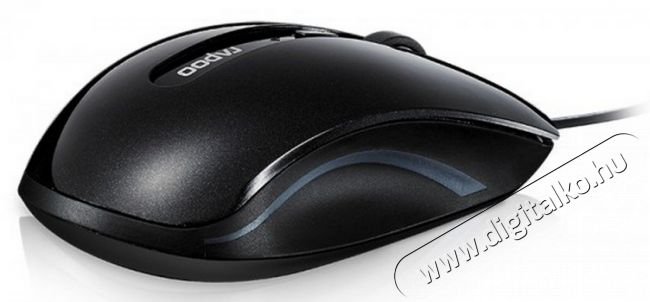 Rapoo N3600 optikai egér, fekete - 155941 Iroda és számítástechnika - Egér - Vezetékes egér - 287156