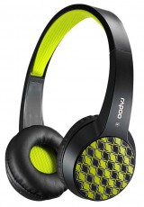 Rapoo S100 vezeték nélküli fejhallgató, fekete/zöld - 155495 Audio-Video / Hifi / Multimédia - Fül és Fejhallgatók - Fejhallgató mikrofonnal / headset - 289549