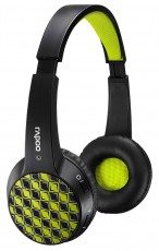 Rapoo S100 vezeték nélküli fejhallgató, fekete/zöld - 155495 Audio-Video / Hifi / Multimédia - Fül és Fejhallgatók - Fejhallgató mikrofonnal / headset - 289549