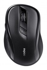 Rapoo M500 Bluetooth+WiFi vezeték nélküli egér - fekete (184535) Iroda és számítástechnika - Egér - Vezeték nélküli egér - 346217