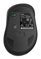 Rapoo M500 Bluetooth+WiFi vezeték nélküli egér - fekete (184535) Iroda és számítástechnika - Egér - Vezeték nélküli egér - 346217