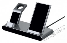 Rapoo XC600 3in1 vezeték nélküli mobiltelefon töltő Mobil / Kommunikáció / Smart - Mobiltelefon kiegészítő / tok - Hálózati-, autós töltő - 380175