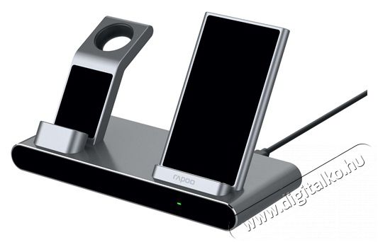 Rapoo XC600 3in1 vezeték nélküli mobiltelefon töltő Mobil / Kommunikáció / Smart - Mobiltelefon kiegészítő / tok - Hálózati-, autós töltő - 380175