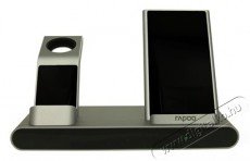 Rapoo XC600 3in1 vezeték nélküli mobiltelefon töltő Mobil / Kommunikáció / Smart - Mobiltelefon kiegészítő / tok - Hálózati-, autós töltő - 380175