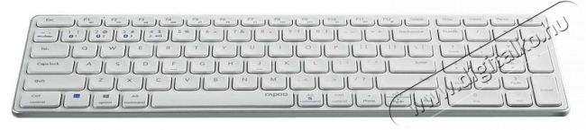 Rapoo E9700M BLUETOOTH (3.0+4.0) + 2,4GHZ VEZ.NÉLK. BILL.,FEHÉR (217473) Iroda és számítástechnika - Billentyűzet / billentyűzet szett - Vezeték nélküli - 399242