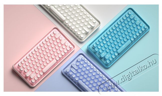 Rapoo RALEMO PRE 5 BT (3.0+5.0) + 2,4GHZ Multimode Mechanikus Billentyűzet - Fehér(ANGOL) Mobil / Kommunikáció / Smart - Tablet / E-book kiegészítő, tok - Billentyűzet - 399248