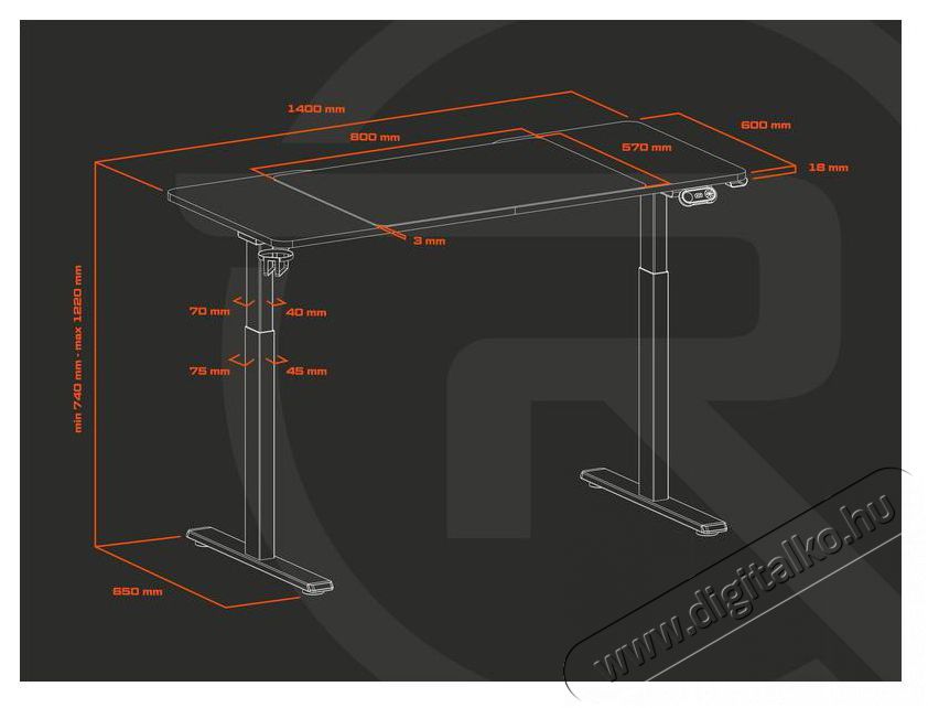 Rapture ALTAR 200 fekete Iroda &eacute;s sz&aacute;m&iacute;t&aacute;stechnika - Egy&eacute;b sz&aacute;m&iacute;t&aacute;stechnikai term&eacute;k - 530805