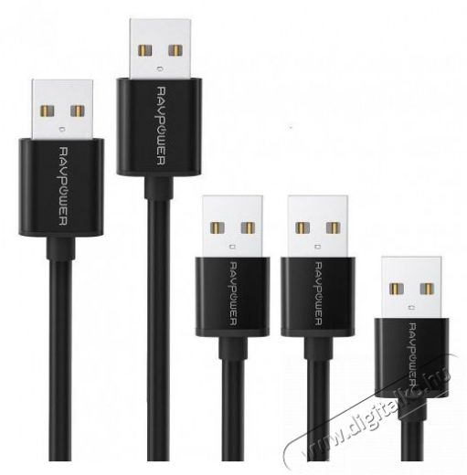 RAVPower RP-LC04 Micro USB kábel szett - fekete Iroda és számítástechnika - Számítógép tartozék - USB kábel - 396670