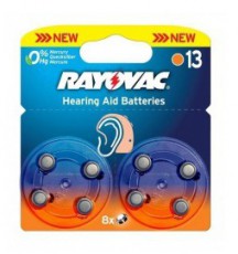 RAYOVAC 13AU-6MFAS BLI8 hallókészülék elem Akkuk és töltők - Elem - 410546