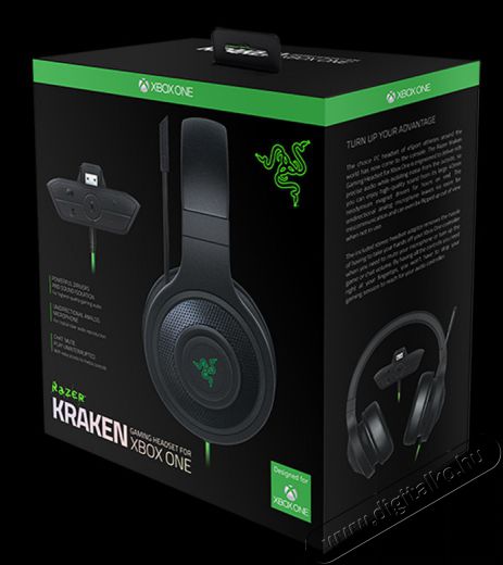 Razer Kraken Xbox One Gamer headset (RZ04-01140100-R3M1) Audio-Video / Hifi / Multimédia - Fül és Fejhallgatók - Fejhallgató mikrofonnal / headset - 324604