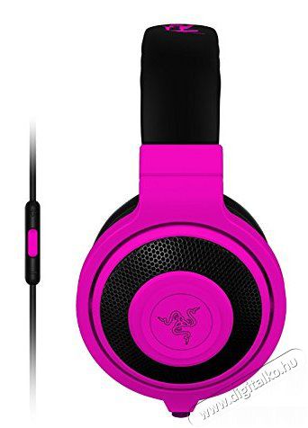Razer Kraken Mobile Neon Gamer headset (RZ04-01400500-R3M1) - lila Audio-Video / Hifi / Multimédia - Fül és Fejhallgatók - Fejhallgató mikrofonnal / headset - 324613