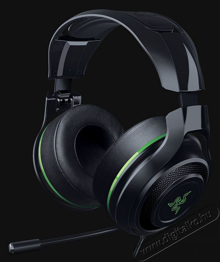 Razer ManO War 7.1 Green Edition Gamer headset (RZ04-01920300-R3M1) Audio-Video / Hifi / Multimédia - Fül és Fejhallgatók - Fejhallgató mikrofonnal / headset - 324619