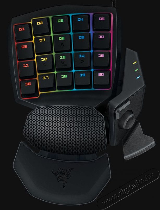 Razer Orbweaver Chroma Gamer numerikus billentyűzet (RZ07-01440100-R3M1) Iroda és számítástechnika - Billentyűzet / billentyűzet szett - Vezetékes - 324628