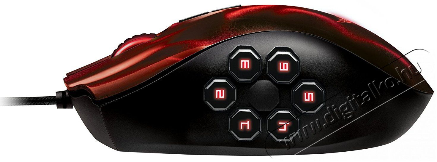 Razer Naga Hex Wraith Red Edition Gamer egér (RZ01-00750200-R3M1) Iroda és számítástechnika - Egér - Vezetékes egér - 324566
