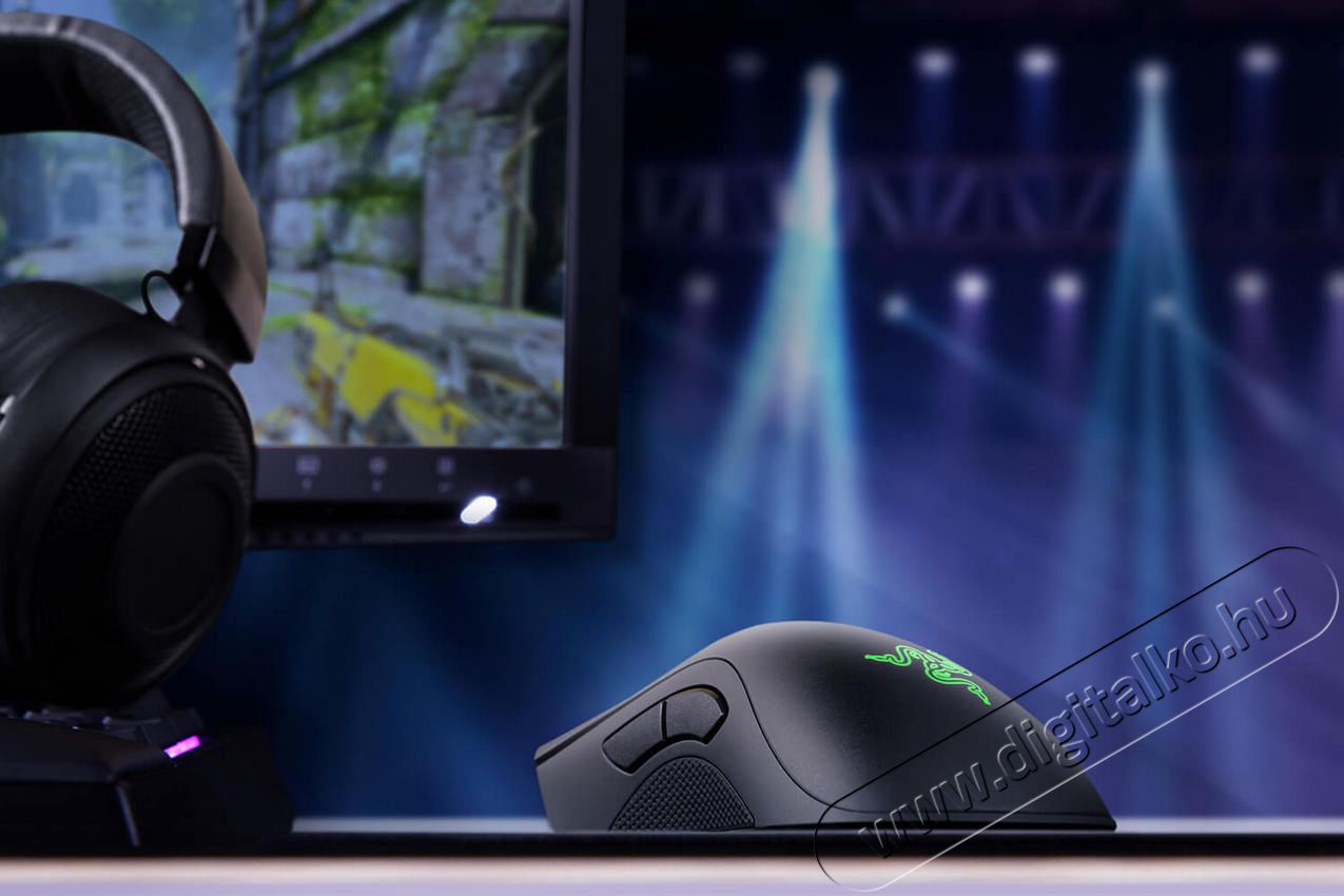 Razer DeathAdder Elite vezeték nélküli Gamer egér (RZ01-02010100-R3G1) Iroda és számítástechnika - Egér - Vezetékes egér - 324580