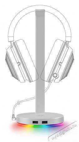 Razer Headphones Base Station V2 Chroma fejhallgató tartó - Mercury Audio-Video / Hifi / Multimédia - Fül és Fejhallgatók - Fejhallgató kiegészítő - 380859