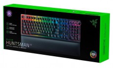 Razer Huntsman V2 (Purple Switch) US RGB fekete gamer billentyűzet Iroda és számítástechnika - Billentyűzet / billentyűzet szett - Vezetékes - 440422