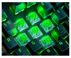 Razer BlackWidow V4 Pro US fekete (green switch) gamer billentyűzet Iroda és számítástechnika - Billentyűzet / billentyűzet szett - Vezetékes - 500107