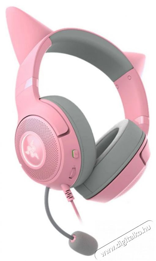 Razer Kraken Kitty V2 - Black Audio-Video / Hifi / Multim&eacute;dia - F&uuml;l &eacute;s Fejhallgat&oacute;k - Fejhallgat&oacute; mikrofonnal / headset - 519099
