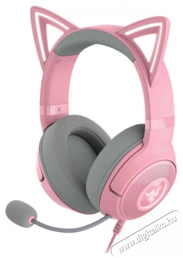 Razer Kraken Kitty V2 - Black Audio-Video / Hifi / Multim&eacute;dia - F&uuml;l &eacute;s Fejhallgat&oacute;k - Fejhallgat&oacute; mikrofonnal / headset - 519099