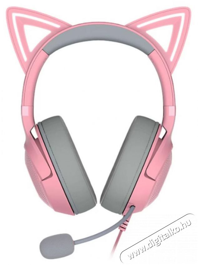 Razer Kraken Kitty V2 - Black Audio-Video / Hifi / Multim&eacute;dia - F&uuml;l &eacute;s Fejhallgat&oacute;k - Fejhallgat&oacute; mikrofonnal / headset - 519099