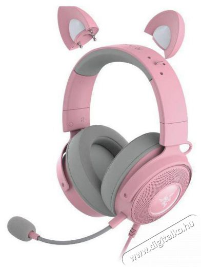Razer Kraken Kitty Ed. V2 Pro - Quartz Fejhallgat&oacute; Audio-Video / Hifi / Multim&eacute;dia - F&uuml;l &eacute;s Fejhallgat&oacute;k - Fejhallgat&oacute; - 529924