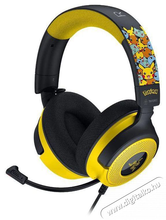 Razer Pok&eacute;mon Kanto Starters Ed. KRAKEN V4 X Wired Gaming Headset Audio-Video / Hifi / Multim&eacute;dia - F&uuml;l &eacute;s Fejhallgat&oacute;k - Fejhallgat&oacute; - 529925