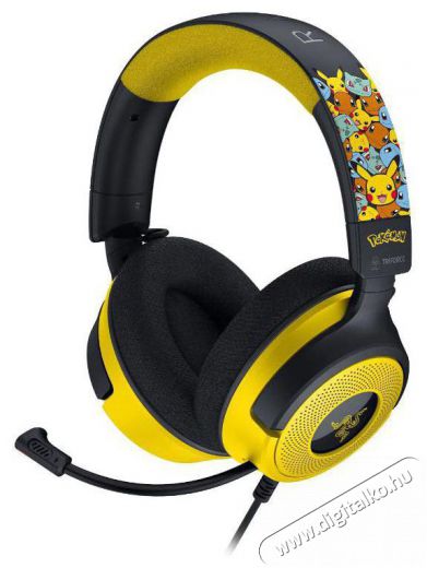 Razer Pok&eacute;mon Kanto Starters Ed. KRAKEN V4 X Wired Gaming Headset Audio-Video / Hifi / Multim&eacute;dia - F&uuml;l &eacute;s Fejhallgat&oacute;k - Fejhallgat&oacute; - 529925