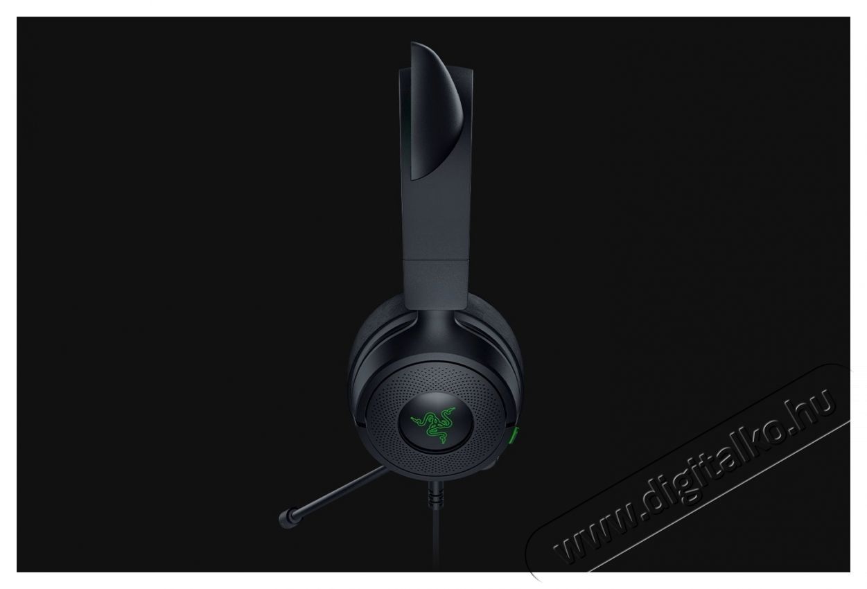 Razer Kraken Kitty V3 X - Black gamer fejhallgat&oacute; Audio-Video / Hifi / Multim&eacute;dia - F&uuml;l &eacute;s Fejhallgat&oacute;k - Fejhallgat&oacute; mikrofonnal / headset - 535641