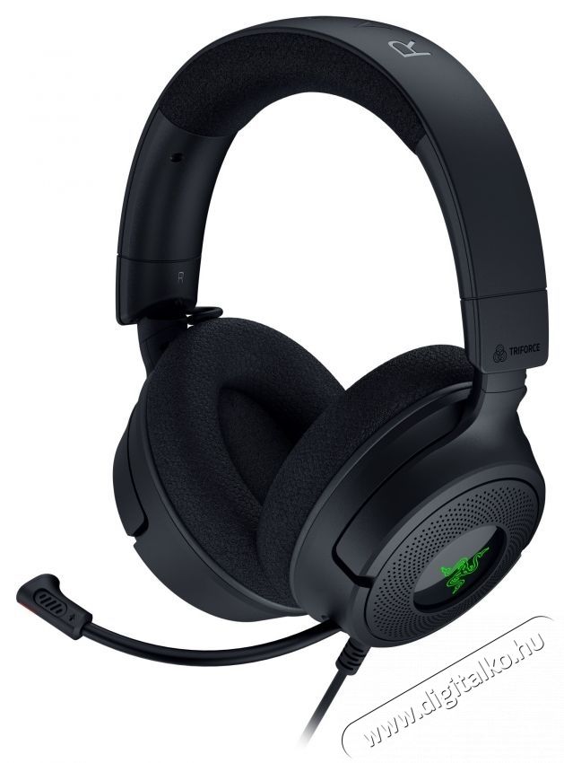 Razer Kraken V4 X vezet&eacute;kes j&aacute;t&eacute;kfejhallgat&oacute;, Razer Chroma RGB vil&aacute;g&iacute;t&aacute;s, 7.1 surround, t&ouml;bbplatformos, fekete RZ04-05180100-R3M1 Audio-Video / Hifi / Multim&eacute;dia - F&uuml;l &eacute;s Fejhallgat&oacute;k - Fejhallgat&oacute; mikrofonnal / headset - 540537
