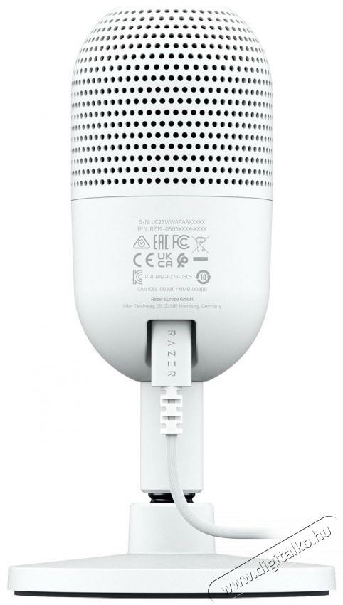 Razer Seiren V3 Mini mikrofon, Feh&eacute;r (RZ19-05050300-R3M1)  Iroda &eacute;s sz&aacute;m&iacute;t&aacute;stechnika - Egy&eacute;b sz&aacute;m&iacute;t&aacute;stechnikai term&eacute;k - 540539