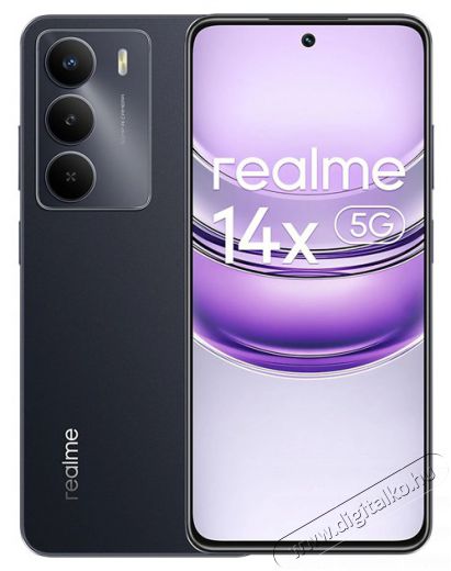 Realme 14X 6,67 5G 6/128GB DualSIM fekete okostelefon Mobil / Kommunikáció / Smart - Okostelefon - Android - 506223