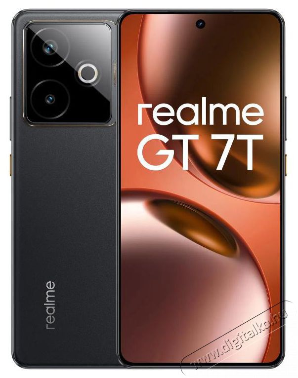 Realme GT 7T 12GB/256GB IceSense Black &Uacute;jdons&aacute;gok - &Uacute;j term&eacute;kek - 527896