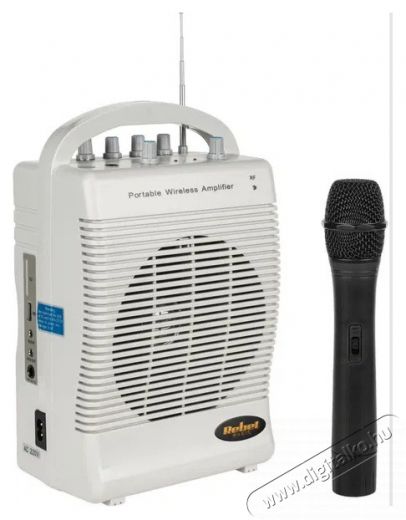 Rebel MIK0132-1 Přenosn&aacute; sada mikrofonu se zesilovačem, Bluetooth, 50 W Fot&oacute;-Vide&oacute; kieg&eacute;sz&iacute;tők - Mikrofon - Fot&oacute;-vide&oacute; mikrofon - 525745