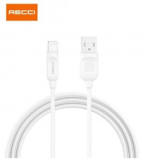 RECCI RCL-P100W 1m Lightning - USB fehér adat- és töltőkábel Iroda és számítástechnika - Számítógép tartozék - USB kábel - 459032