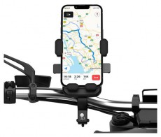 RECCI RHO-C23 motoros/biciklis telefontartó Mobil / Kommunikáció / Smart - Mobiltelefon kiegészítő / tok - Tartó / rögzítő / állvány - 466437