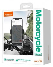 RECCI RHO-C23 motoros/biciklis telefontartó Mobil / Kommunikáció / Smart - Mobiltelefon kiegészítő / tok - Tartó / rögzítő / állvány - 466437