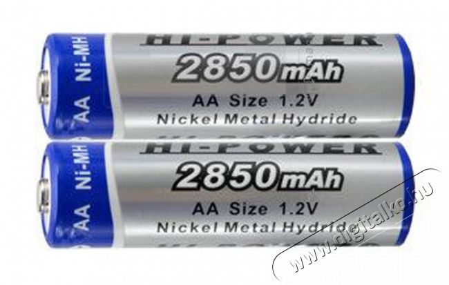 Regnas Hi Power 2850 mAh akkumulátor 2db-os (bliszter) Akkuk és töltők - Elem méretű akku és töltő - Akku - 276816