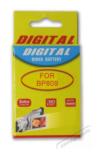 Regnas Canon BP809 utángyártott akkumulátor (700 mAh) Akkuk és töltők - Li-ion akkumulátor és töltő (utángyártott) - Akku - 276779