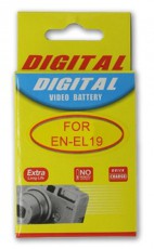 Regnas Nikon EN-EL19 utángyártott akkumulátor (700 mAh) Akkuk és töltők - Li-ion akkumulátor és töltő (utángyártott) - Akku - 276757