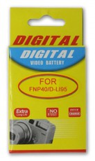 Regnas Fuji FNP-40 / D-LI95 utángyártott akkumulátor (780 mAh) Akkuk és töltők - Li-ion akkumulátor és töltő (utángyártott) - Akku - 276749