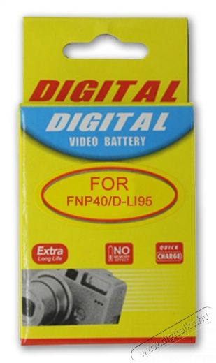 Regnas Fuji FNP-40 / D-LI95 utángyártott akkumulátor (780 mAh) Akkuk és töltők - Li-ion akkumulátor és töltő (utángyártott) - Akku - 276749
